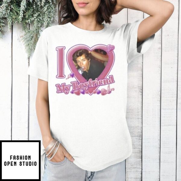 Harry Styles I Love My Boyfriend Valentine T-Shirt