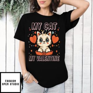 Heart My Cat My Valentine T-Shirt