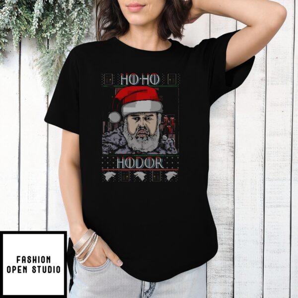 Ho Ho Hodor Face T-Shirt