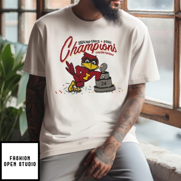 Iowa State Cyclones Football Pop-Tarts Bowl Champions 2024 T-Shirt