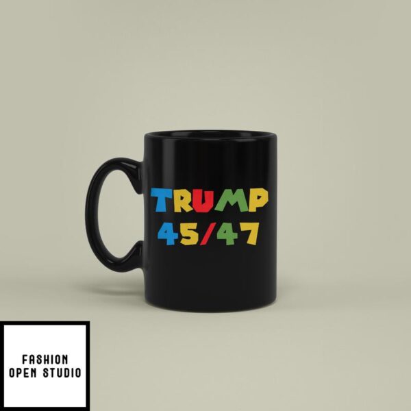 LEGO Donald Trump President 45-47 Mega Fight Fight Fight Mug