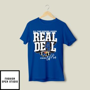 Lance Leipold All-Time Rushing Leader Real Deal Devin Neal T-Shirt