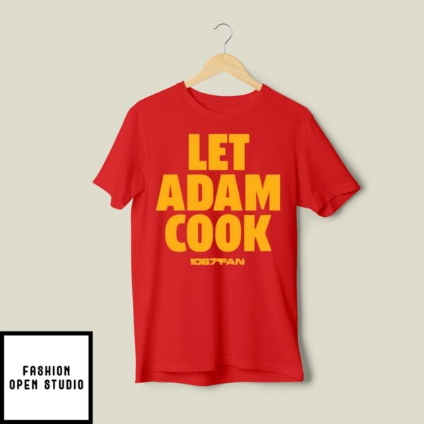 Let Adam Cook Washington Commanders T-Shirt