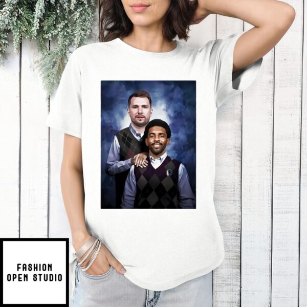 Luka Doncic Kyrie Irving Step Brothers T-Shirt