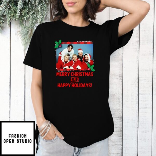 Nsync Merry Christmas And Happy Holidays T-Shirt