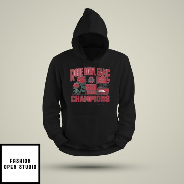 Ohio State 2025 Rose Bowl Champions Hoodie