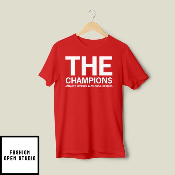 Ohio State The Champions January 20th 2025 T-Shirt