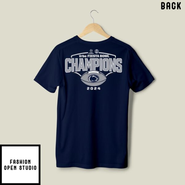 Penn State Nittany Lions College Football Playoff 2024 Fiesta Bowl Champions Victory Ahead T-Shirt