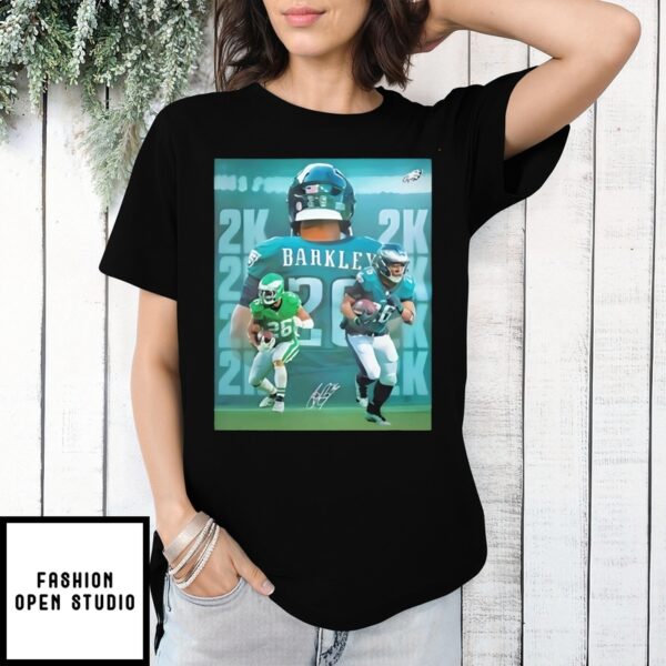 Philadelphia Eagles Saquon Barkley 2K Signature T-Shirt