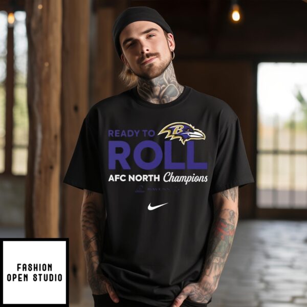 Ravens Division Champs Ready To Roll T-Shirt