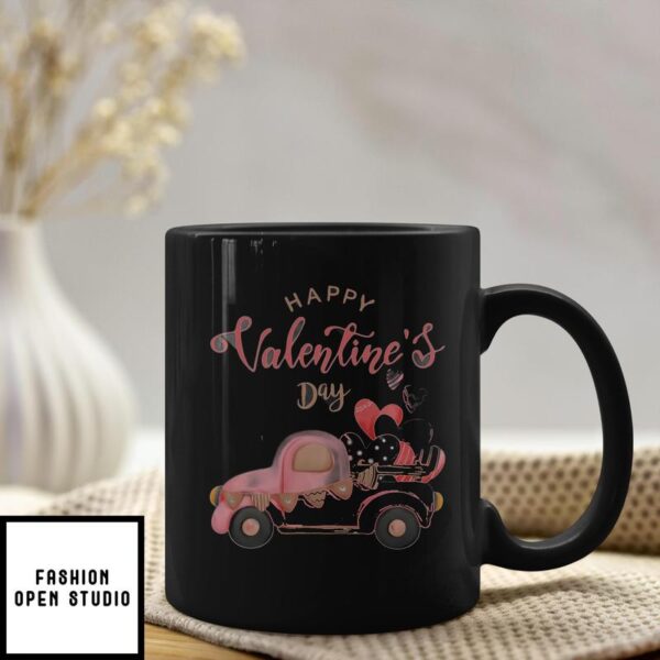 Truck Loads Of Hearts Happy Valentine’s Day Mug