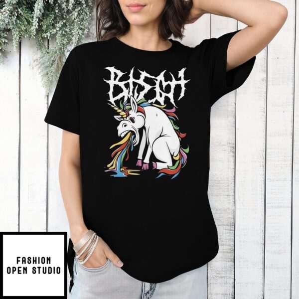 Unicorn Vomited Metalheads Death Metal T-Shirt