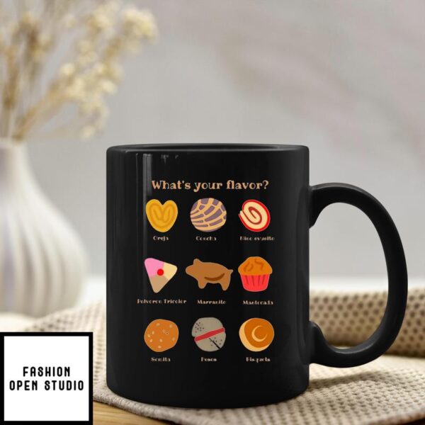 What Is Your Favor Mexican Bread List Conchas Pan Dulce Valentine’s Day Mug