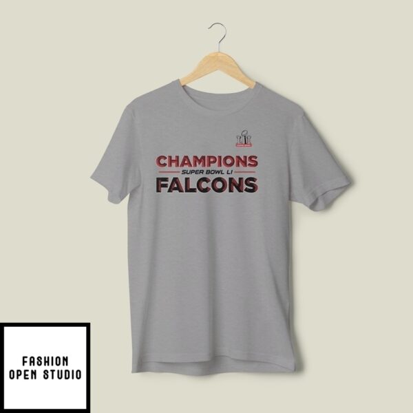 Atlanta Falcons Super Bowl Li Champions Nfl T-Shirt