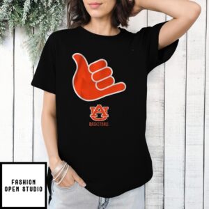 Auburn Basketball Call God Hand Sign T-Shirt