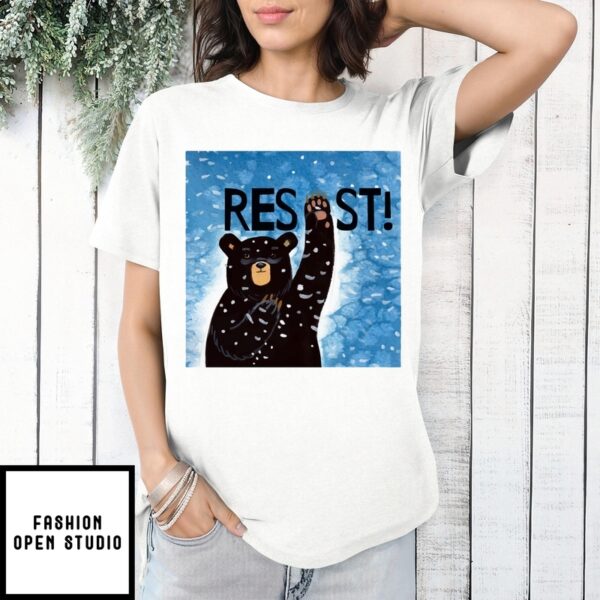 Bear Resist Hands Up For Help T-Shirt