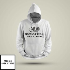 Boy_s Mossy Oak Black Water Fishing Logo Pull Over Hoodie