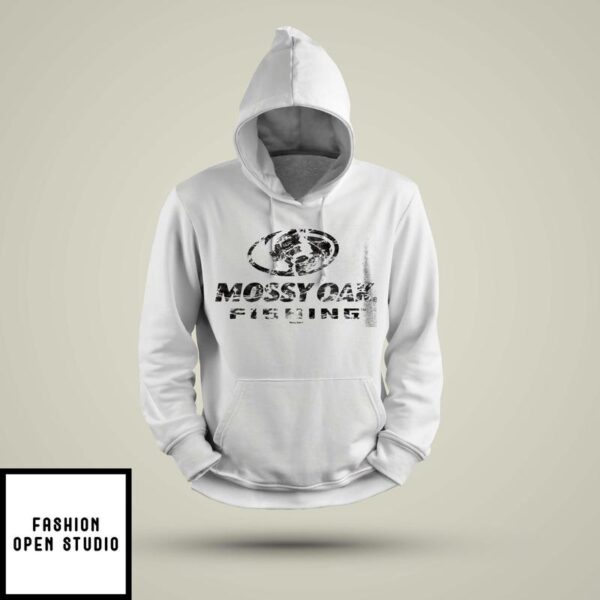 Boy_s Mossy Oak Black Water Fishing Logo Pull Over Hoodie