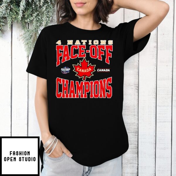 Canada Hockey 2025 4 Nations Face-Off Champions Shirt