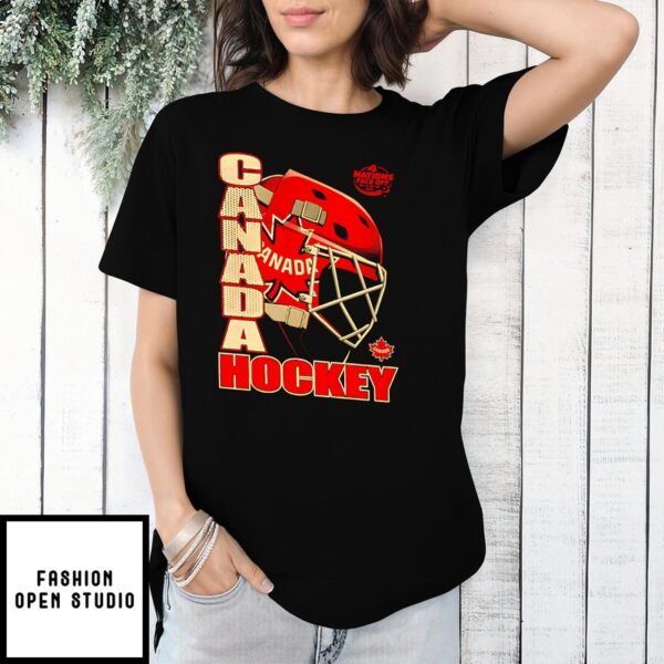 Canada Hockey 2025 4 Nations Face-Off Goalie Strong Helmet Shirt