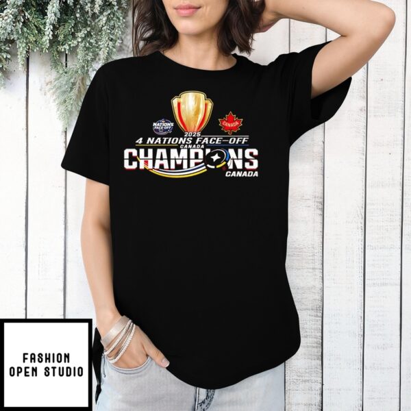 Canada Hockey 4 Nations Face-Off Champions 2025 Shirt