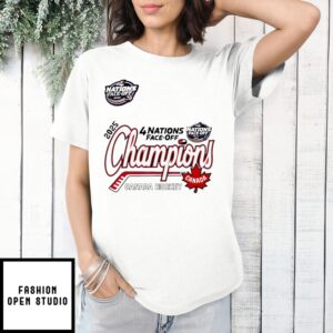 Canada Hockey Nhl 4 Nations Face-Off Champions 2025 Logo Shirt