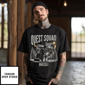 Cat Onyx Storm Quest Squad Broccoli T-Shirt