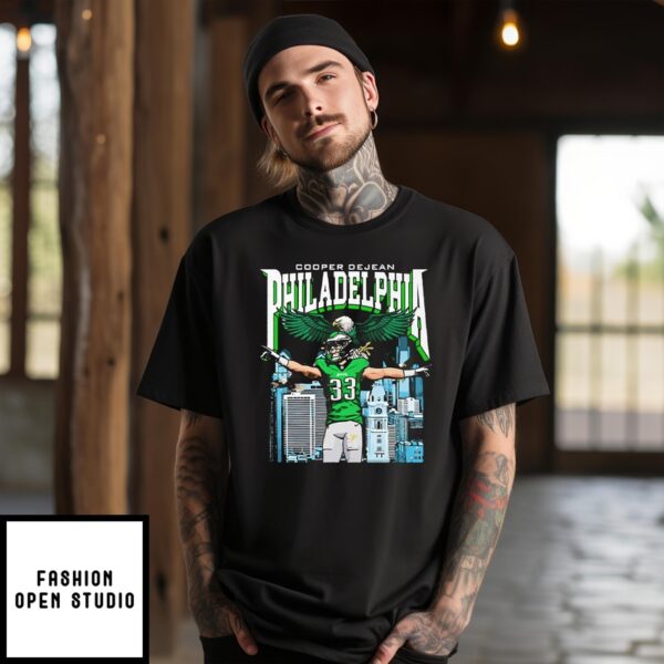 Dark Horse X Cooper Dejean Philadelphia Eagles Skyline T-Shirt