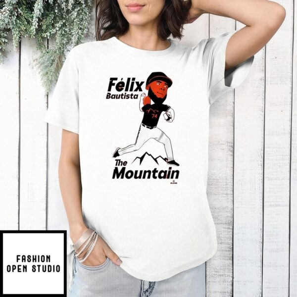 Felix Bautista Birdland Mountain Caricature T-Shirt