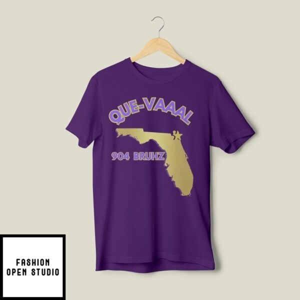 Florida State Map 904 Bruhz Que-Vaaal T-Shirt