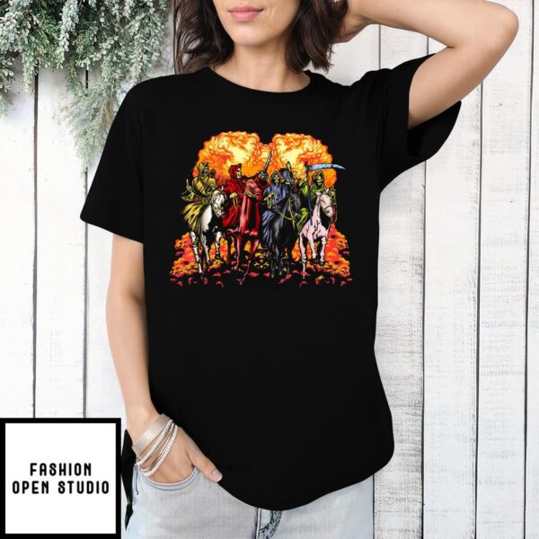 Four Horsemen T-Shirt 4 Horsemen Of Apocalypse Revelation