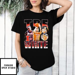 Illinois Basketball Tre White Nil T-Shirt