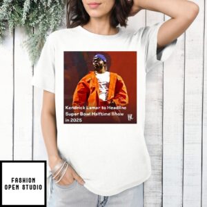 Kendrick Lamar Grammy Winner To Headline The Apple Music Super Bowl Halftime Show 2025 T-Shirt