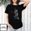 Lets Go Dodgers Player Hitting A Powerful Shot T-Shirt