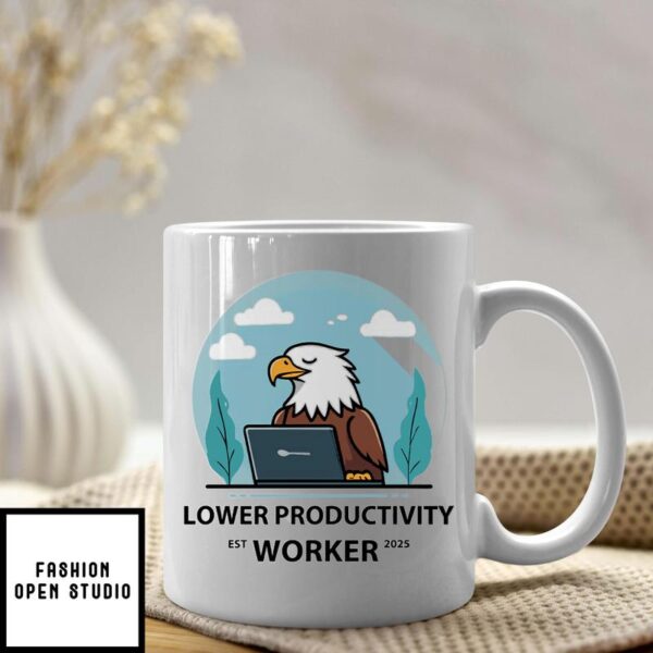 Lower Productivity Worker Est 2025 Mug