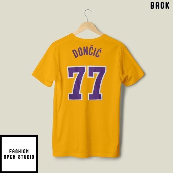 Luka Doncic Los Angeles Lakers 77 T-Shirt