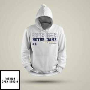 Mike Mickens Wearing Notre Dame Fighting Irish Hoodie