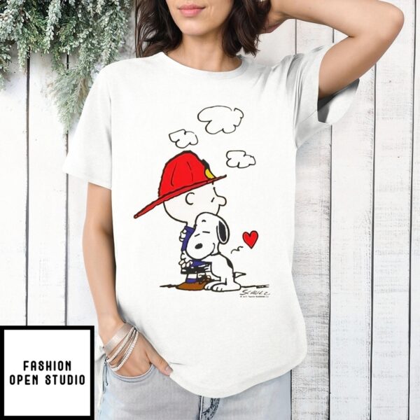 Peanuts Charity Wildfire Hug T-Shirt