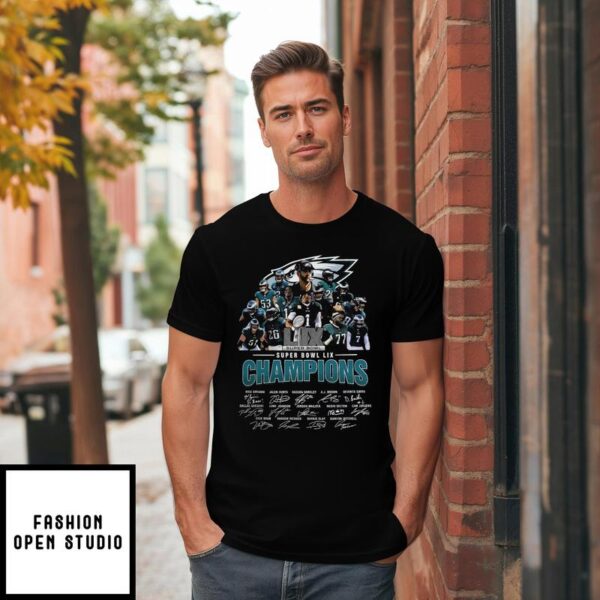 Philadelphia Eagles Super LIX Bowl T-Shirt