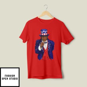 Sam Jackson Uncle Sam Super Bowl LIX Halftime Show T-Shirt