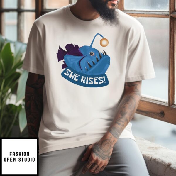 She Rises Angler Fish T-Shirt