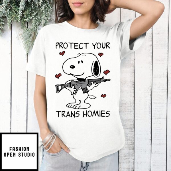 Snoopy Peanuts Protect Your Trans Homies Shirt