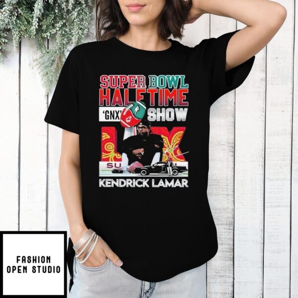 Super Bowl Lix Halftime Show Kendrick Lamar Signature T-Shirt