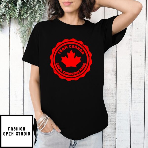 Team Canada 100 Canadian Made Logo Shirt