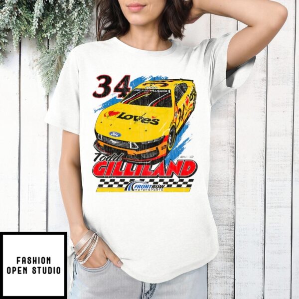 Todd Gilliland Front Row Love’S Car Shirt