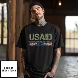 Usaid Satire Laundering Money Since 1961 T-Shirt