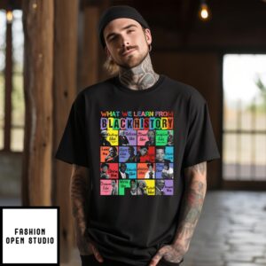 What We Learn From Black History Black Leaders T-Shirt