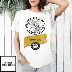 White claw Hard seltzer Mango Halloween Costume T-Shirt