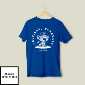 Yoshinobu Yamamoto Baby Lion Los Angeles Dodgers T-Shirt