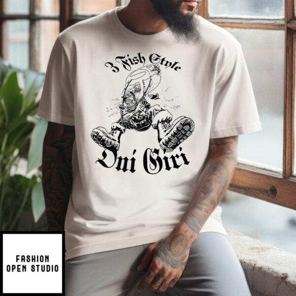 3 Fish Style Oni Giri T-Shirt